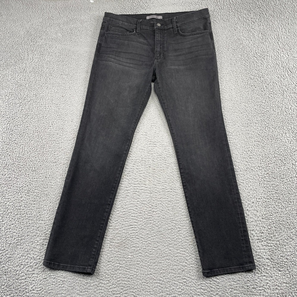 Joes Jeans Slim Fit Mens 36 Grey Merrick Denim Stretch Pants Whiskered 18004